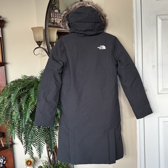 Brand New The North Face Arctic Premium Parka Relaxed Fit Faux Fur Hooded Jacket - Picture 8 of 16